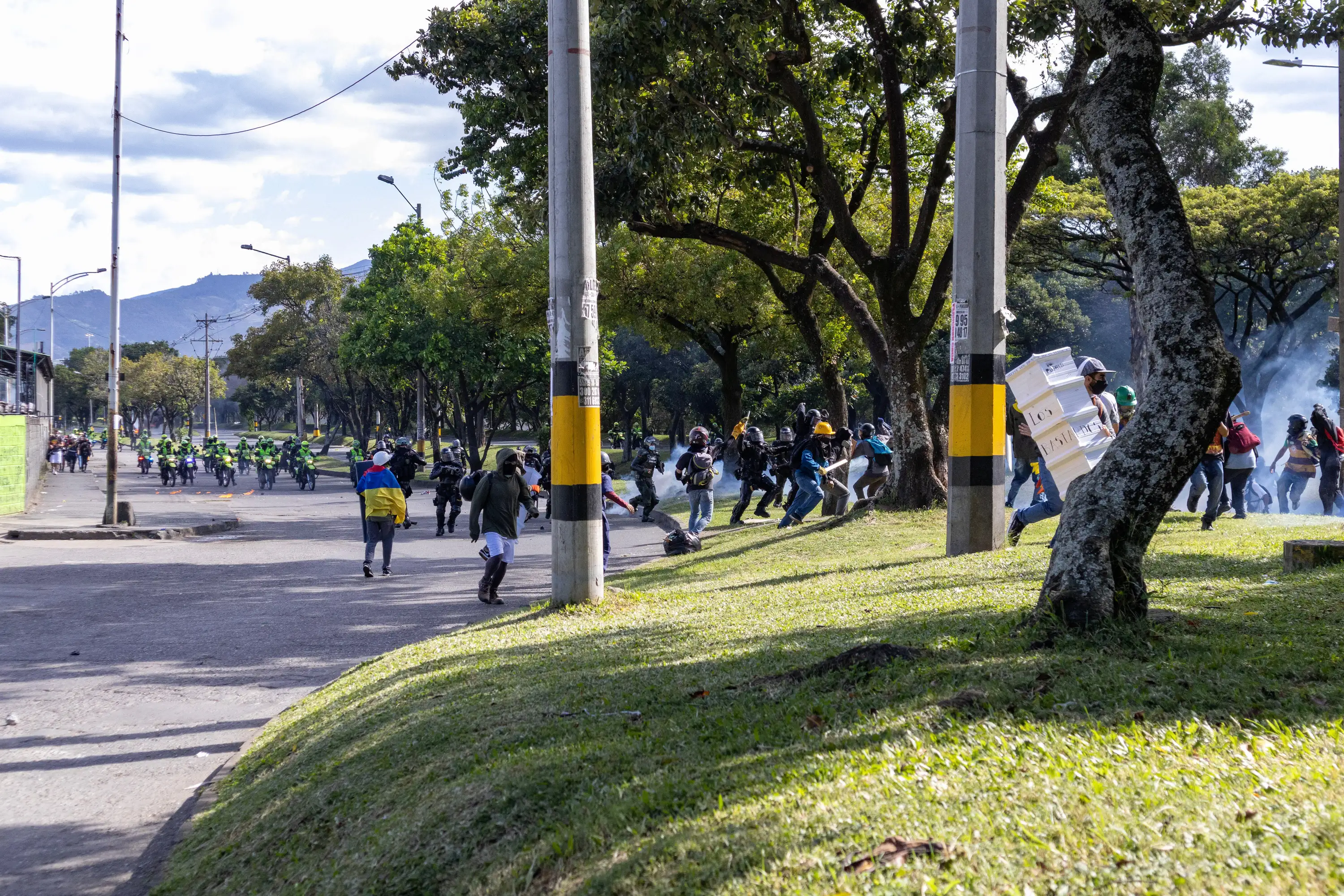 bloqueos viales
